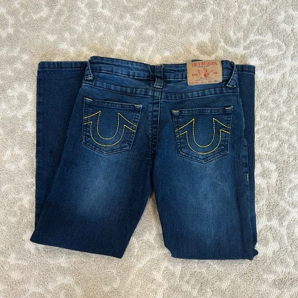 True religion brand jeans girl 8 denim jean pants - Picture 3 of 8